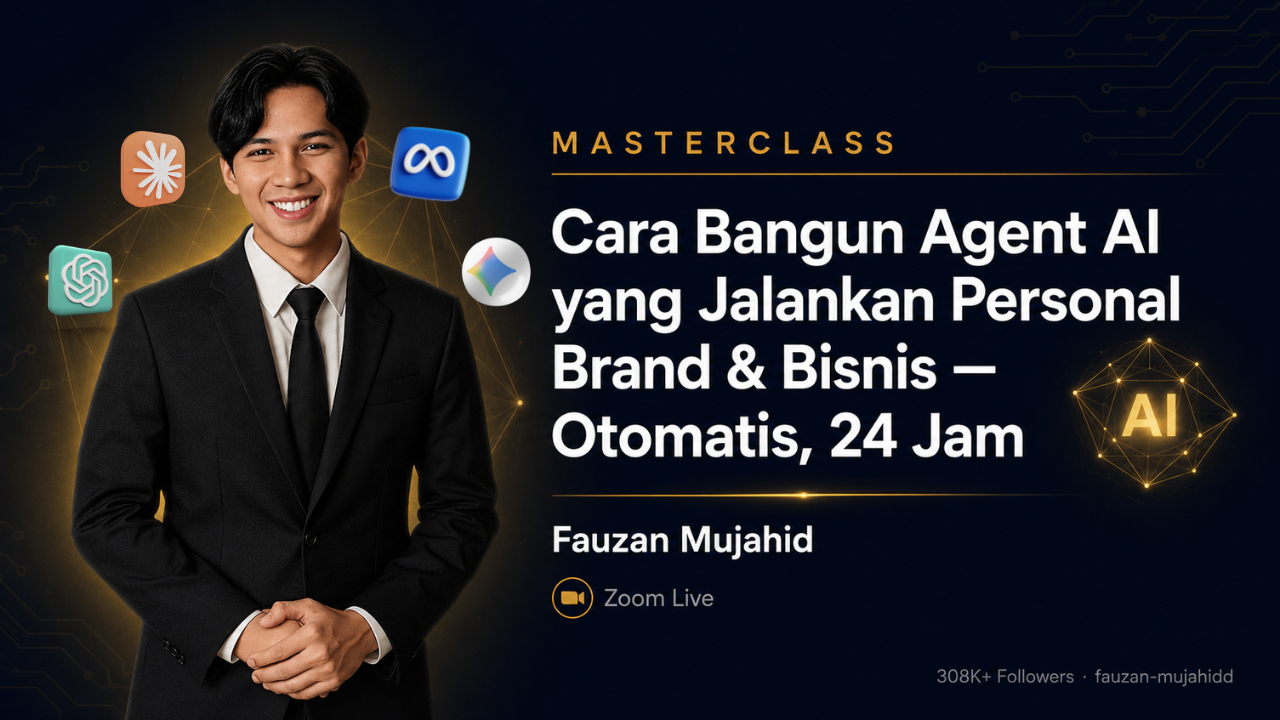 Webinar Cara Bangun AI Agent for Personal Brand & Bisnis
